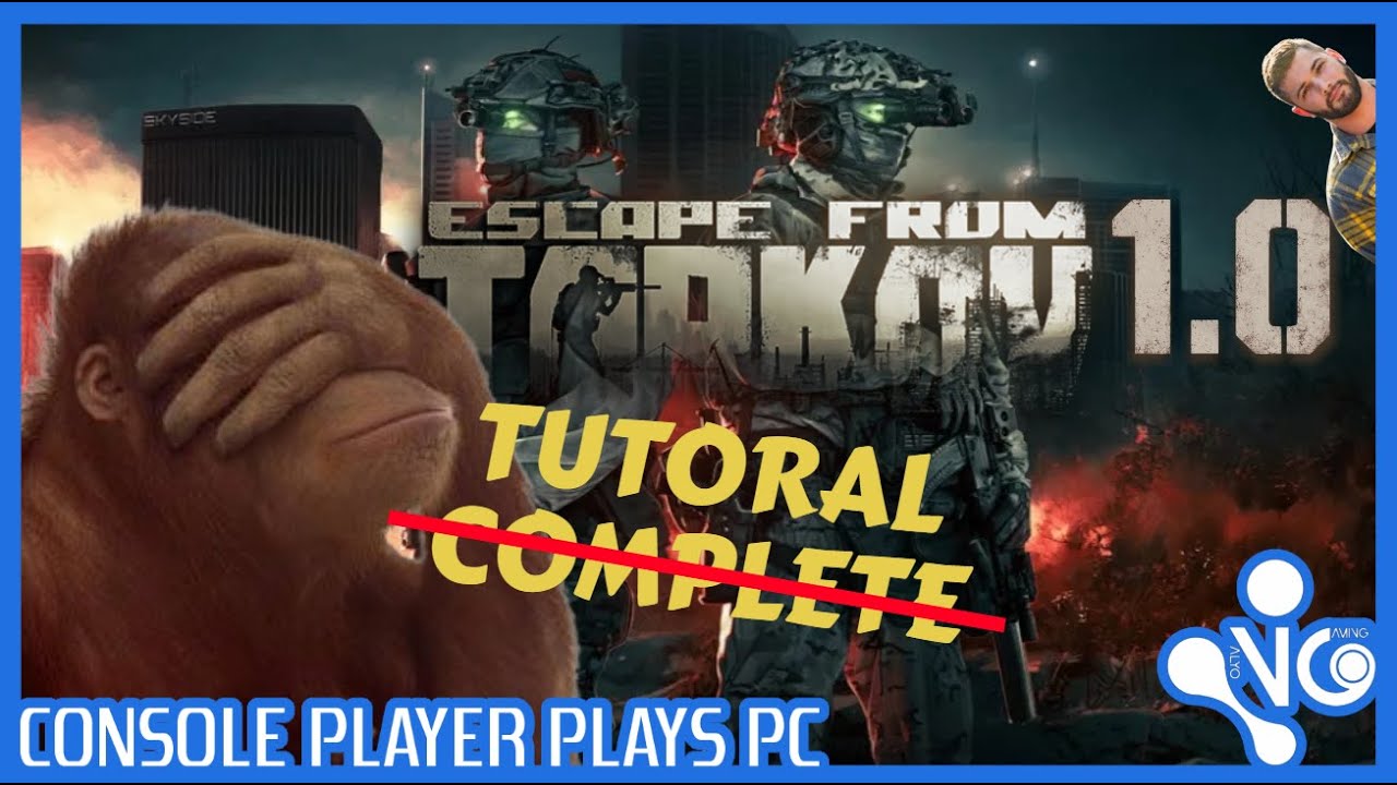 Попытки консольного игрока пройти обучение по TARKOV 1.0 — эпический провал! 