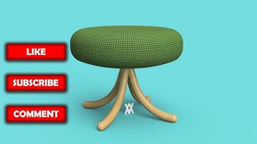How to design a Stool in 3D Autodesk