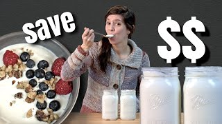 Stop Wasting $ On Yogurt, Make It! + Probiotics!