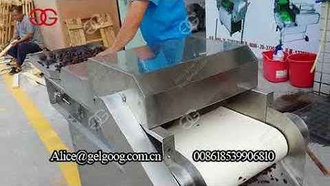 Preserved Strawberry cubes cutting machine from Gelgoog008618539906810