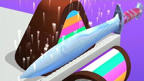 ASMR Slicing! so satisfying and relaxing game || satisfying video @relaxinggaming1