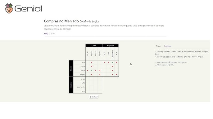 Racha Cuca - Novo Problema de Lógica no Geniol: Carros