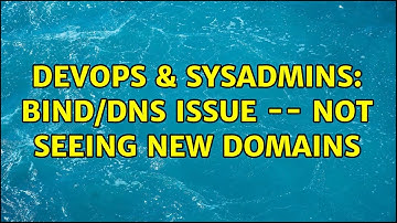 DevOps & SysAdmins: BIND/DNS Issue -- Not Seeing New Domains (3 Solutions!!)