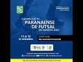 [SORTEIO] Campeonato Paranaense de Futsal de Surdos 2021 - Etapa SÃO JOSE DOS PINHAIS