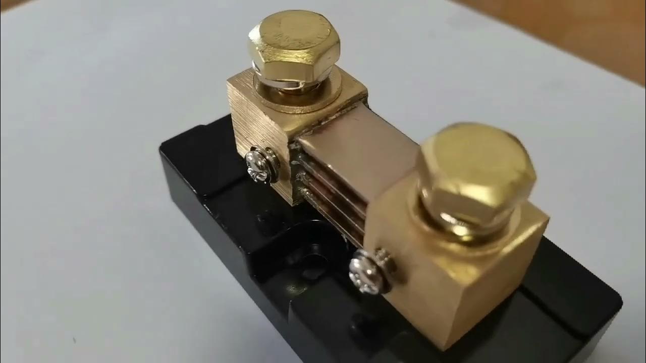 US Type DC Current Shunt , Amp Meter Shunts 50mV 60mV 75mV output YouTube