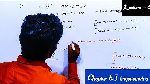 trigonometry 8.3 question { lecture- 6} basic to advanced mathematics 10th NCERT CBSE full HD 4K