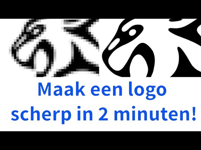 Een Logo Scherper Maken In 2 Minuten! - Youtube