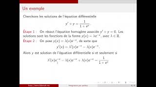 Math Spe Exercices Sur Les Equations Differentielles