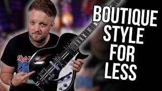 This guitar bridges the gap between boutique and budget and costs UNDER £300