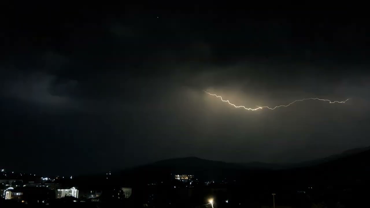 eaceful Night with Real City Lightning and Soothing Sounds for Sleep