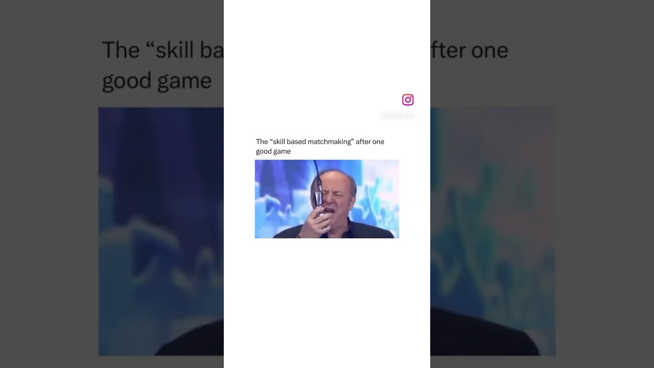 Cod Matchmaking in a nutshell meme