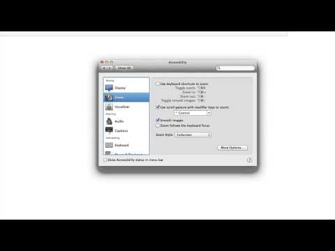 Video How to screen Zoom in Mac enable - youtube