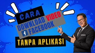 CARA MUDAH DOWNLOAD VIDEO HD DI FACEBOOK TANPA APLIKASI TAMBAHAN !! #facebookreels #tutorial #100 screenshot 4