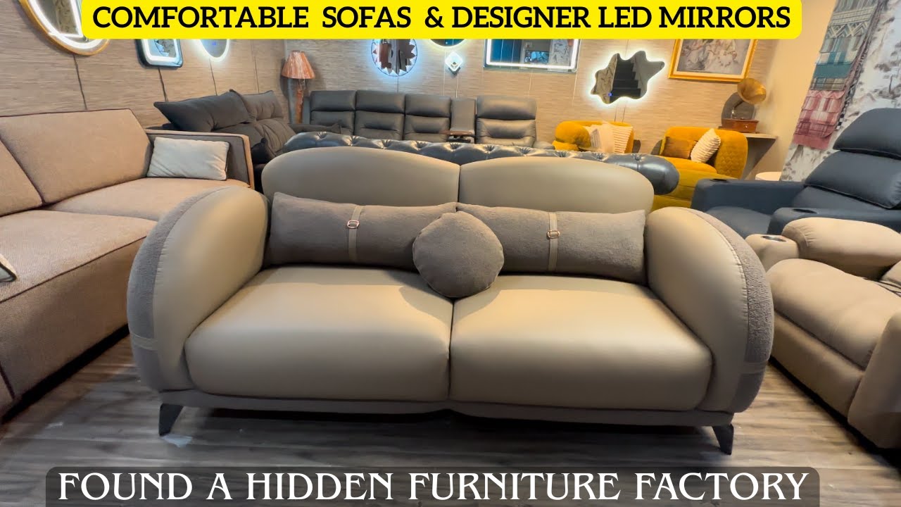 Designer LED mirrors and Most Comfortable Sofas Direct from Premium Factory Chesterfield Sofas Chair