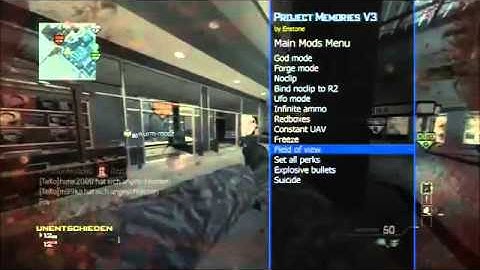 [PS3/Mw3] Mod Menu | Project Memories V3 | Unfair Aimbot