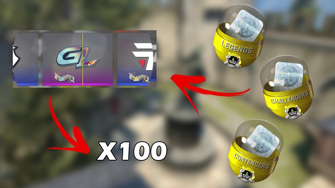 CS:GO | OPENING 100 PARIS CAPSULES (2023) - YouTube