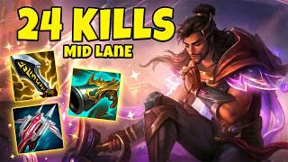24 Kills Akshan Mid Lane Guide Lol Akshan Adc Build Best Skin Combo 2026 S16 Lol Gameplay
