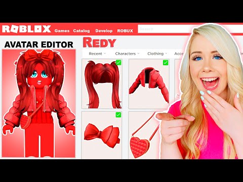 USING ONLY RED TO MAKE A ROBLOX ACCOUNT!