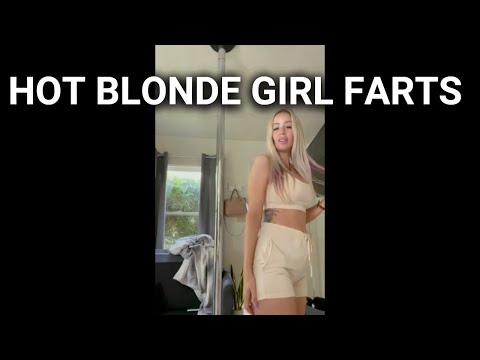 Hot Blonde Girl Farts