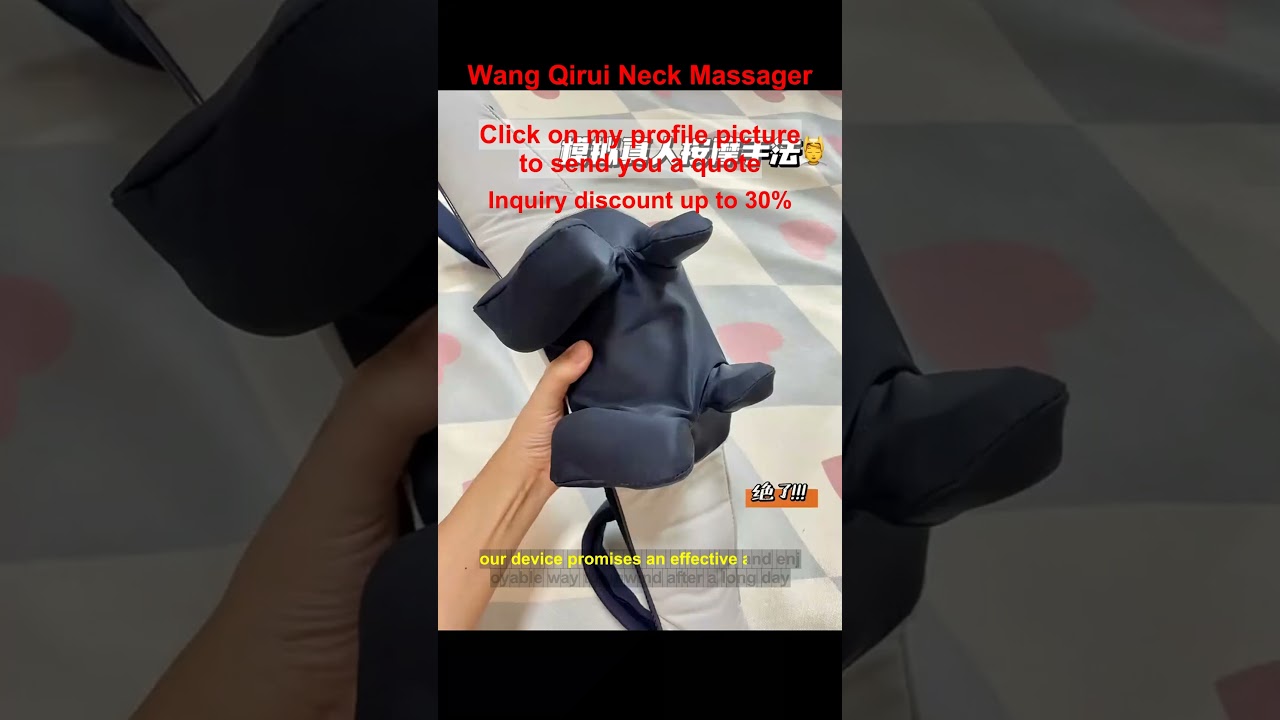 Neck Massager, Neck and Shoulder Relaxer with Heat, 3 Modes, Portable Neck Pillows for Pain Relief