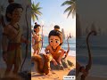 hanuman ji ko hua galti ka ahsas 🙏😱|Jai shree Ram|#shortsfeed