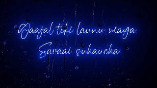 Gaajal Tiki” Najar Nalagos Kasaiko Blackscreen || Paul Shah | Malika Mahat #overlay