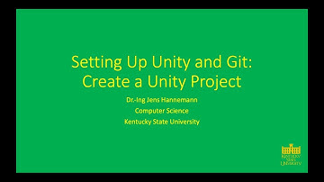 Create a Unity Project