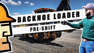 Información Pre-Shift Inspection - Loader Backhoe Guía