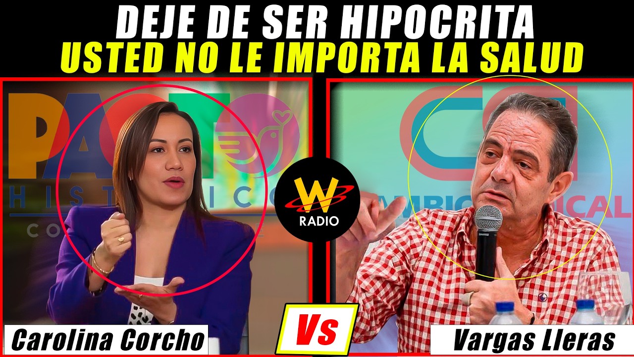 MENTIROSO! CAROLINA CORCHO vs GERMÁN VARGAS LLERAS, DEBATE POR PRIVILEGIOS DE ATENCION EN LA SALUD