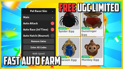 [🔥FREE LIMITED UGC!] Pet Racer Simulator Script Hack • Fast Auto Farm Mobile/PC [Roblox]