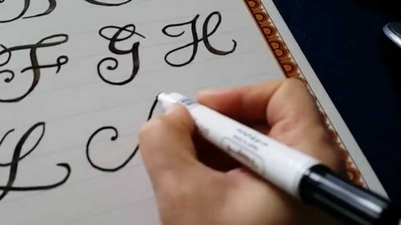 انجليزي خط يد جميل