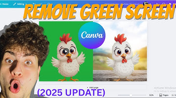 How to Remove Green Screen in Canva | Fast & Easy 2025 Tutorial