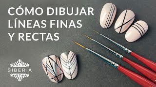 LÍNEAS FINAS PERFECTAS en las UÑAS 💅 DIBUJAR LÍNEAS FINAS y rectas en Nail Art screenshot 5
