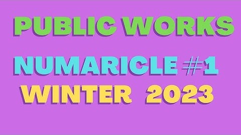PIPFA Public works Numaricle Winter 2023|| PIPFA Public works || Public Works Past Paper solved