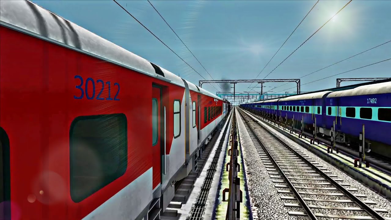 INDIAN RAILWAY TRAIN SIMULATOR 4k 60fps (FHD)