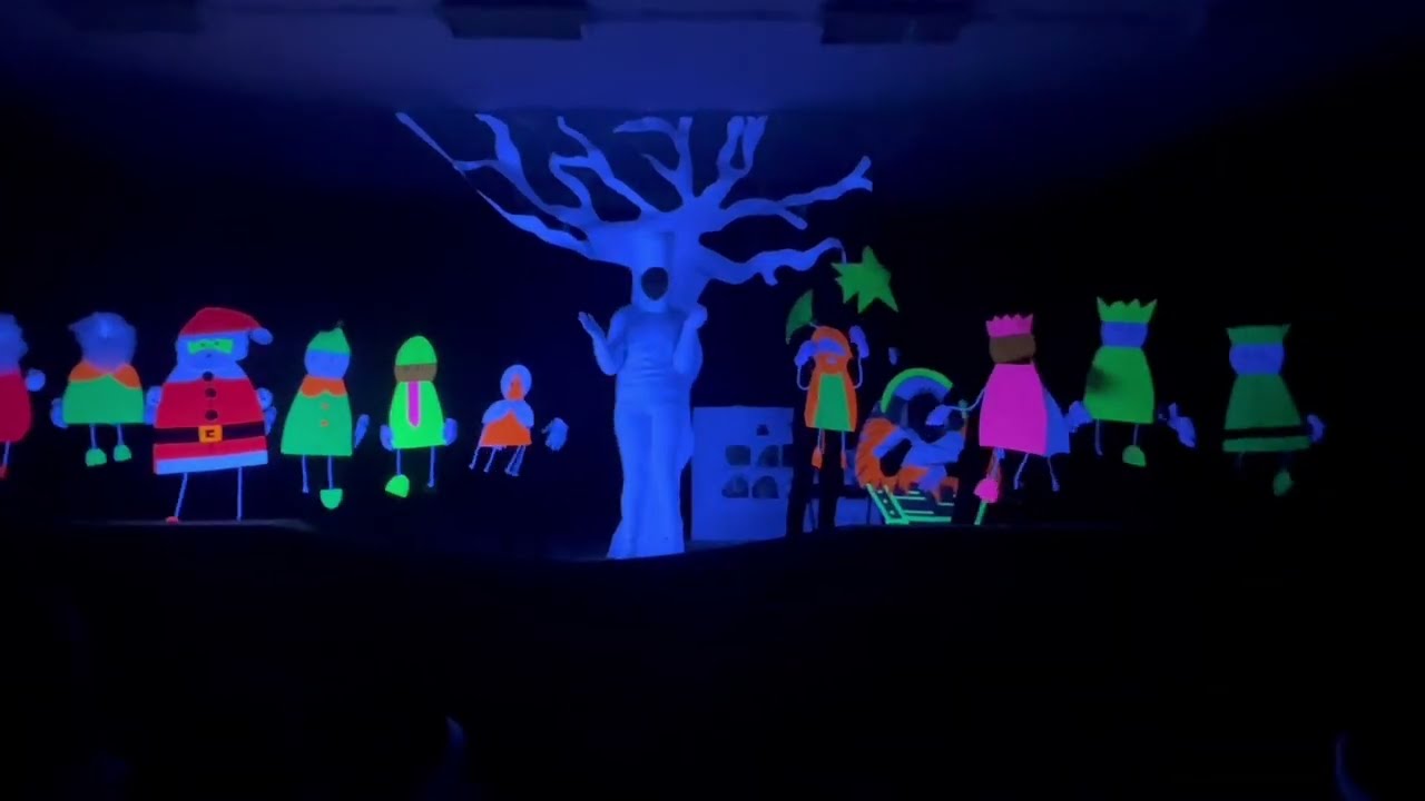 II ENCUENTRO TRADICIONES NAVIDEÑAS_Teatro de luz negra CEIP Virrey Morcillo