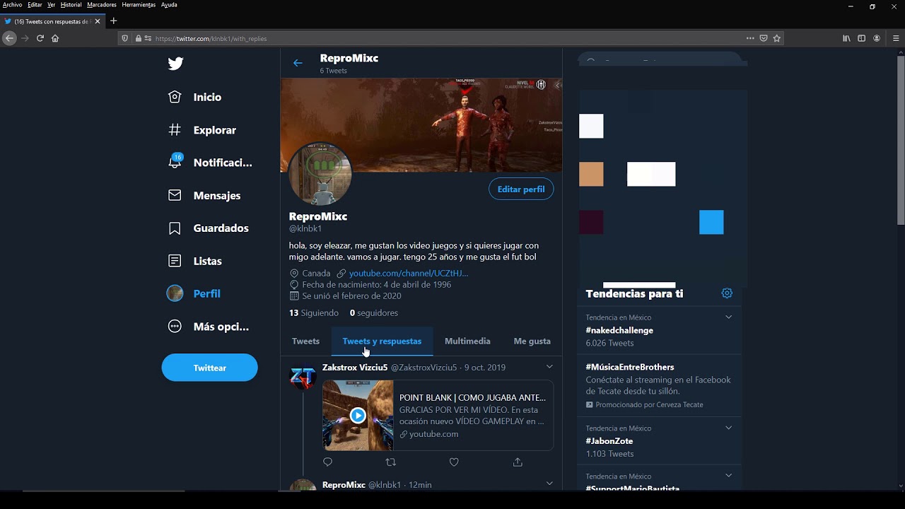 COMO VER LOS TWEETS Y RESPUESTAS EN MI CUENTA DE TWITTER 2020 Paso A Paso YouTube COMO VER LOS TWEETS Y RESPUESTAS EN MI CUENTA DE TWITTER 2020 Paso A Paso YouTube