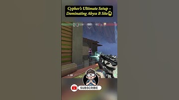 Cypher’s Perfect Trap Setup on Abyss 🔥 #short #valorantclips #valorant