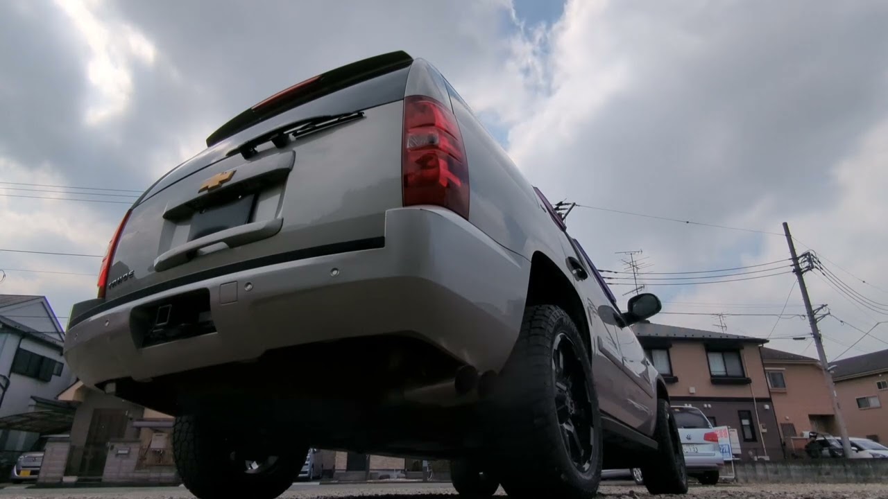 シボレー タホ LS 4300cc 2007 ギブソンマフラーサウンド - YouTube