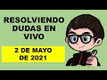 Soy Docente: RESOLVIENDO DUDAS EN VIVO (2/05/2021)