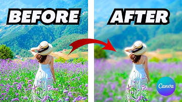 Canva Tutorial Background Blur Effect I How to Blur in Canva