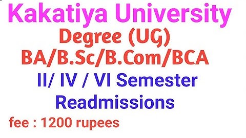 KU Degree re admissions February 2023 application process