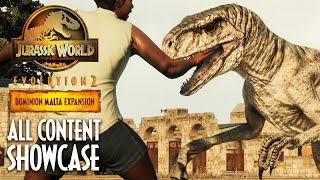 FULL MALTA DLC SHOWCASE! Jurassic World Evolution 2 Dominion Malta Expansion