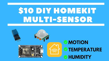 DIY ESP8266 HOMEKIT MULTI SENSOR - Motion, Temperature & Humidity