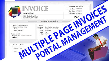 Multiple Page Invoices-Portal Management Part 2-FileMaker Videos