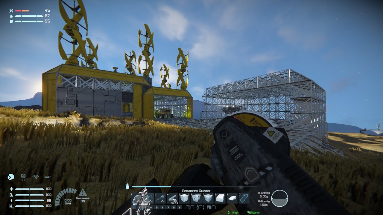 Space Engineers Hardcore Survival Ep10 Recover welder and base changes ...