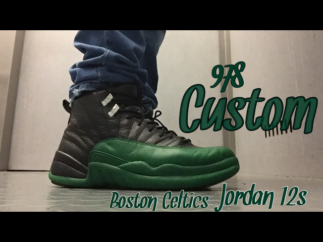 Custom Air Jordan 12 📸 By @brittishkustoms - #KeepYourSoleClean