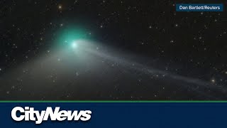 Rare green comet sighting