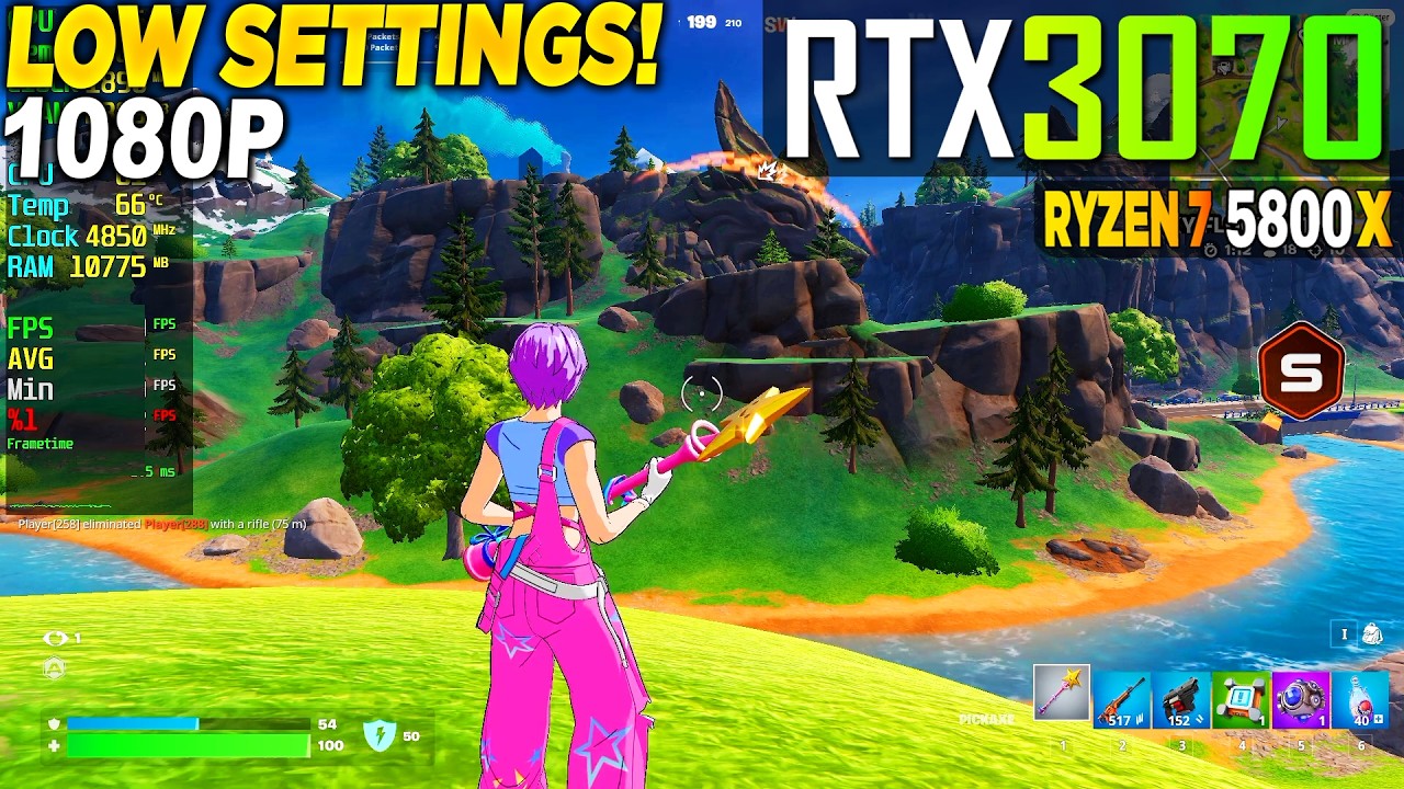 Fortnite Chapter 6 Season 4 RTX 3070 + Ryzen 7 5800x - 1080p