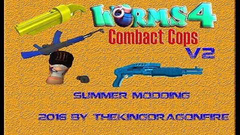 Worms 4 Summer Modding 2016 (New Mods and New Updates this Year)